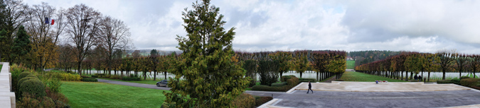 Photograph of Meuse-Argonne American Cemetery taken on Veterans Day 2015.
